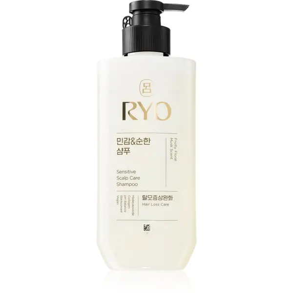 RYO RYO Sensitive Scalp Care Shampoo pomirjujoči šampon za občutljivo lasišče 480 ml