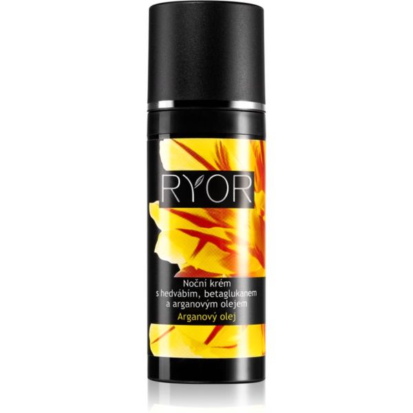 RYOR RYOR Argan Oil nočna krema s svilo in beta-glukanom 50 ml