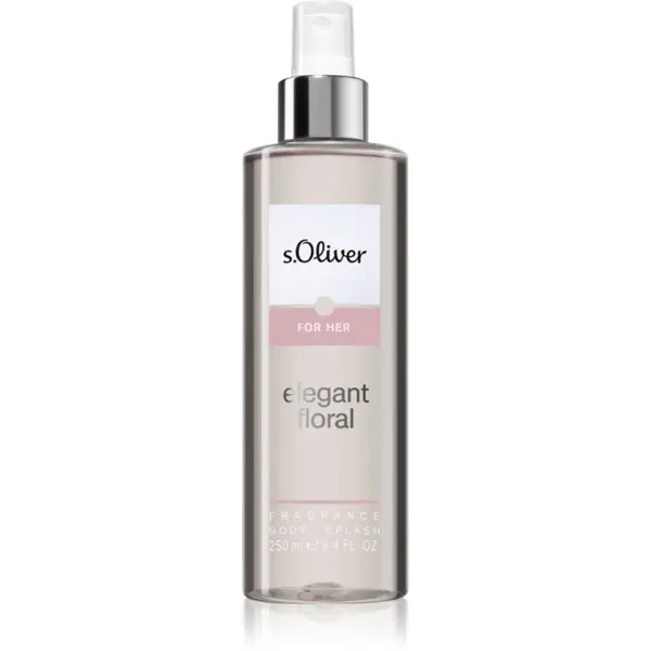s.Oliver s.Oliver Elegant Floral For Her pršilo za telo za ženske 250 ml