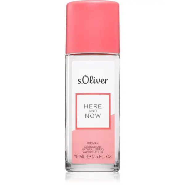 s.Oliver s.Oliver Here and Now Women deodorant v razpršilu za ženske 75 ml