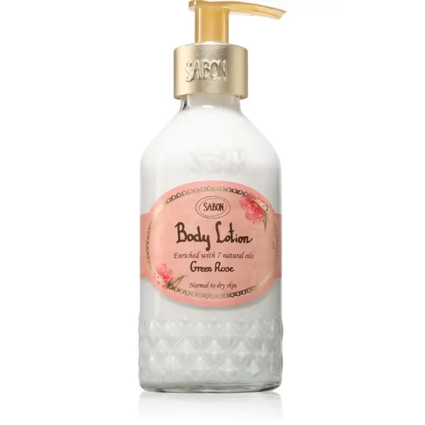 Sabon Sabon Bottle Green Rose losjon za telo 200 ml