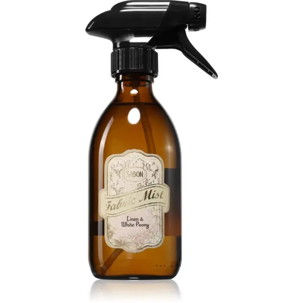 Sabon Sabon Linen & White Peony osvežilec tekstila 300 ml