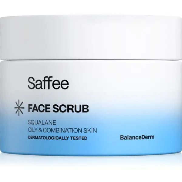 Saffee Saffee BalanceDerm Face Scrub piling za obraz za mastno in mešano kožo 50 ml