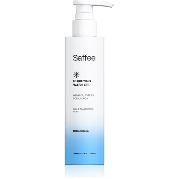 Saffee Saffee BalanceDerm Purifying Wash Gel čistilni gel za mastno in mešano kožo 200 ml