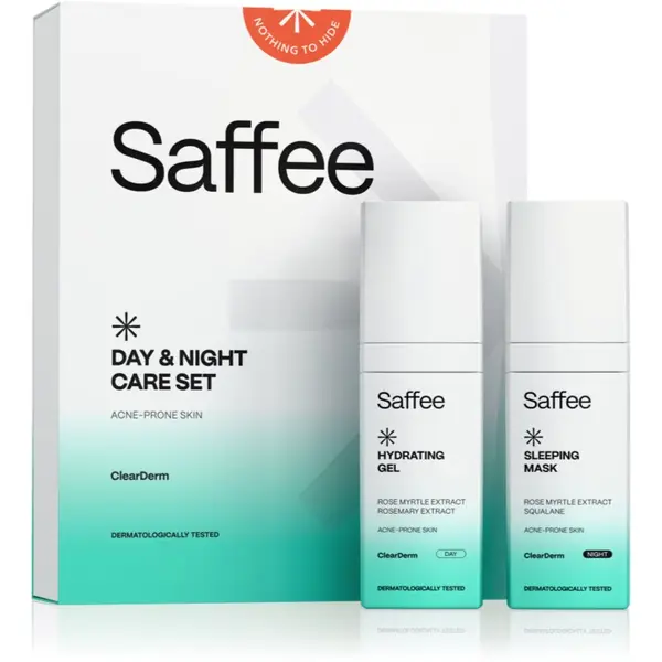 Saffee Saffee ClearDerm Day & Night Care Set set za problematično kožo