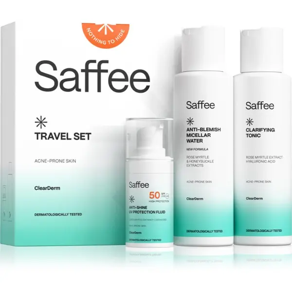 Saffee Saffee ClearDerm Travel Set potovalni set za kozmetiko
