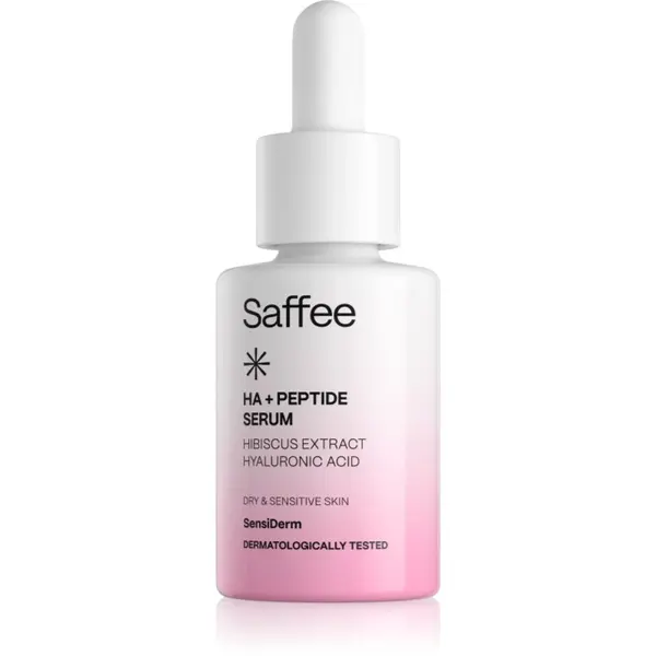 Saffee Saffee SensiDerm HA + Peptide Serum vlažilni serum za učvrstitev kože 30 ml