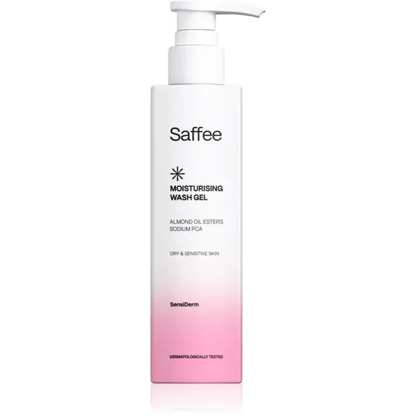 Saffee Saffee SensiDerm Moisturising Wash Gel vlažilni čistilni gel za suho in občutljivo kožo 200 ml