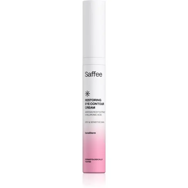 Saffee Saffee SensiDerm Restoring Eye Contour Cream krema za predel okoli oči proti temnim kolobarjem 15 ml