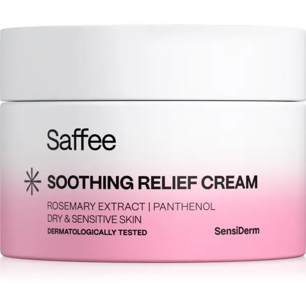 Saffee Saffee SensiDerm Soothing Relief Cream pomirjujoča krema za suho in občutljivo kožo 50 ml