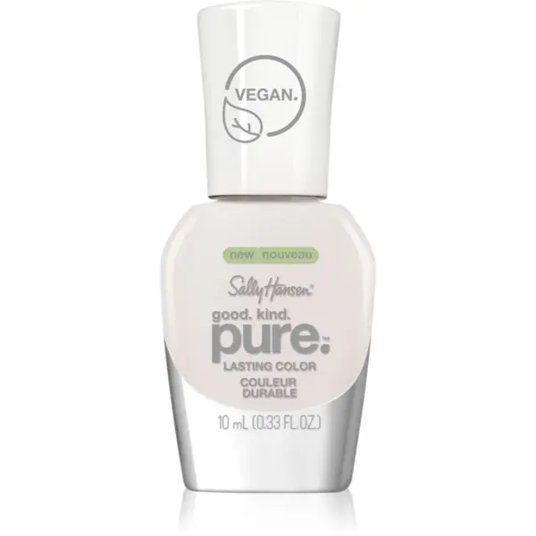 Sally Hansen Sally Hansen Good. Kind. Pure. dolgoobstojen lak za nohte z učvrstitvenim učinkom odtenek White Tea 10 ml