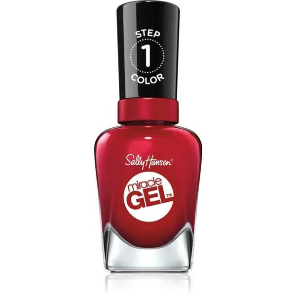 Sally Hansen Sally Hansen Miracle Gel™ gel lak za nohte brez uporabe UV/LED lučke odtenek Can't Beet Royalty 14,7 ml