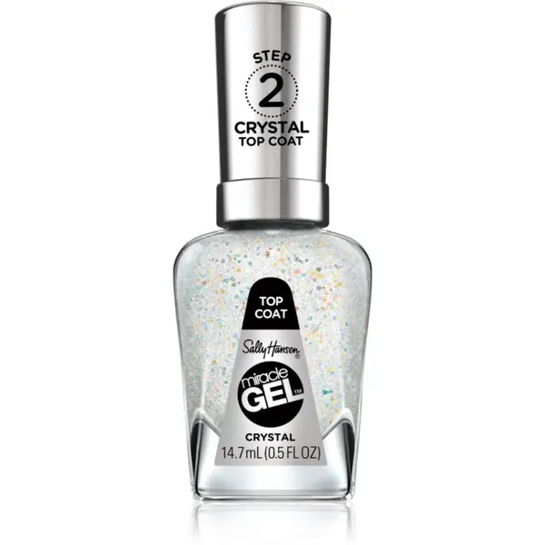 Sally Hansen Sally Hansen Miracle Gel™ gel lak za nohte brez uporabe UV/LED lučke odtenek Crystal 14.7 ml