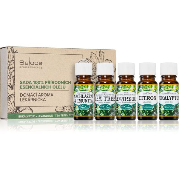 Saloos Saloos Aromatherapy Home Aroma Aid Kit set (z eteričnimi olji)