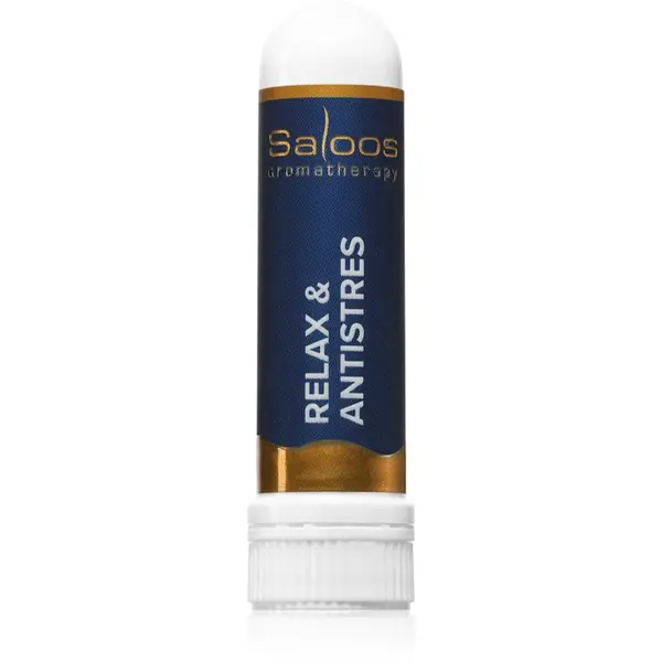 Saloos Saloos Aromatherapy Relax & Antistres nosni inhalator z eteričnimi olji 1 kos