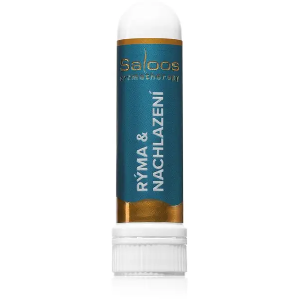 Saloos Saloos Aromatherapy Rýma & Nachlazení nosni inhalator z eteričnimi olji 1 kos