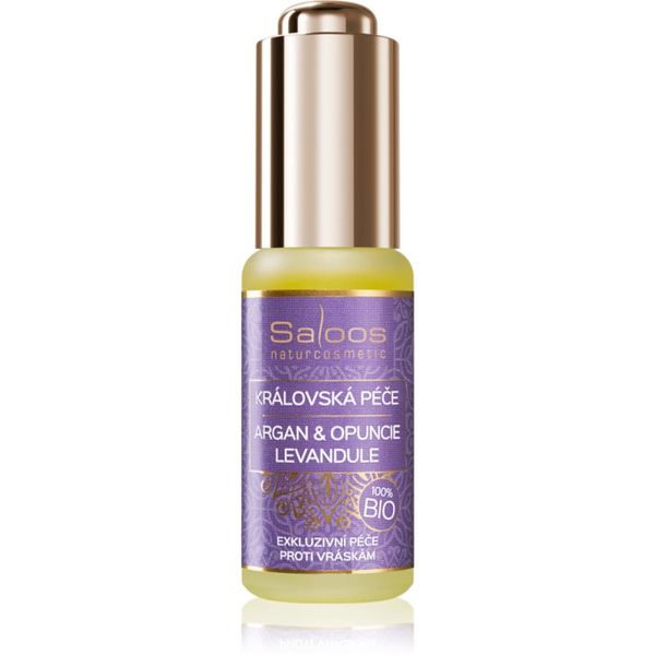 Saloos Saloos Bio King's Care Argan & Opuntia & Lavender bio arganovo olje z vonjem sivke 20 ml