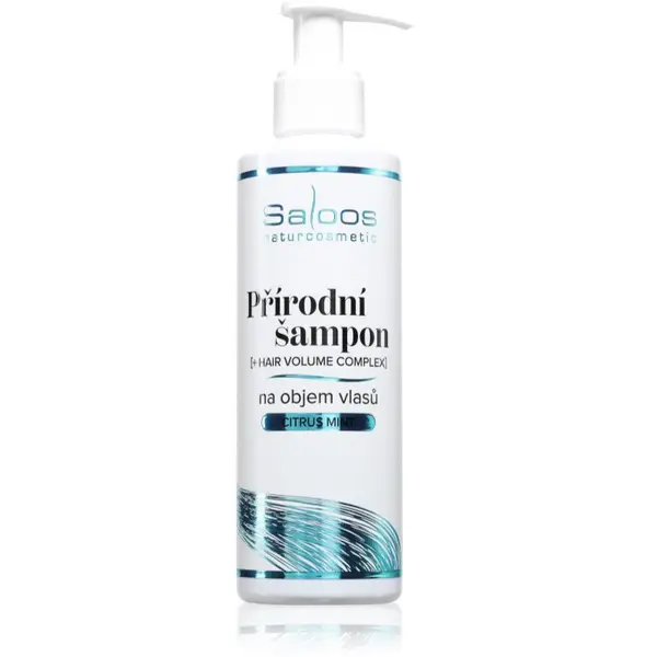 Saloos Saloos Natural Shampoo naravni šampon za volumen las 200 ml