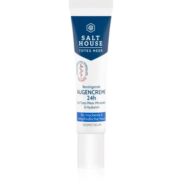 Salt House Salt House Dead Sea Therapy Eye Cream 24h vlažilna krema za predel okoli oči s hialuronsko kislino 15 ml
