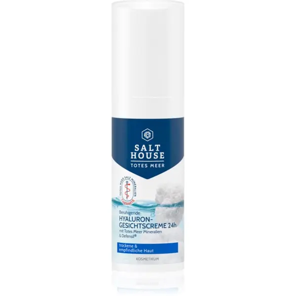 Salt House Salt House Dead Sea Therapy Hyaluronic Face Cream 24h vlažilna krema za obraz s hialuronsko kislino 50 ml