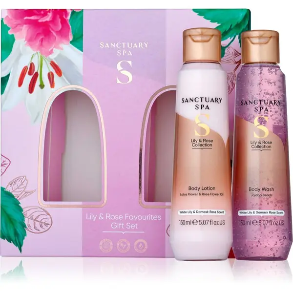 Sanctuary Spa Sanctuary Spa Lily & Rose Favourites darilni set za telo