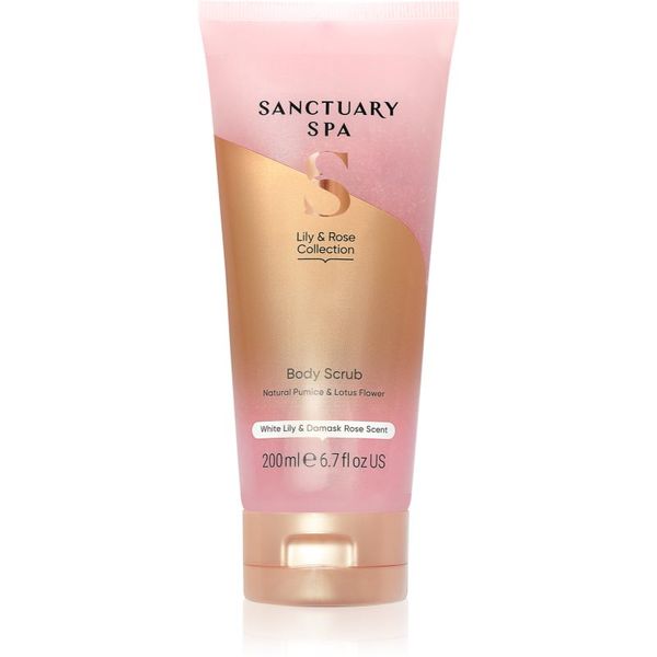 Sanctuary Spa Sanctuary Spa Lily & Rose gelasti piling z gladilnim učinkom 200 ml