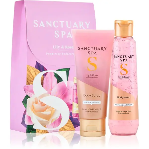 Sanctuary Spa Sanctuary Spa Lily & Rose Pampering Bodycare darilni set za telo