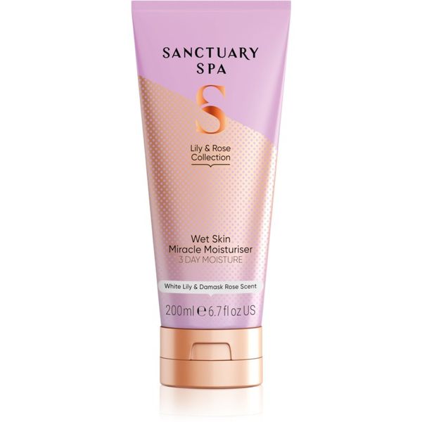 Sanctuary Spa Sanctuary Spa Lily & Rose vlažilni losjon za telo za tuš 200 ml