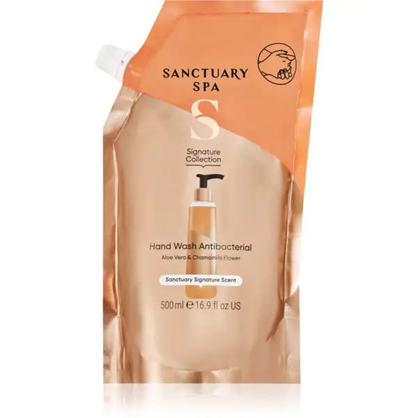 Sanctuary Spa Sanctuary Spa Signature Collection hranilno tekoče milo z antibakterijskim dodatkom nadomestno polnilo 500 ml