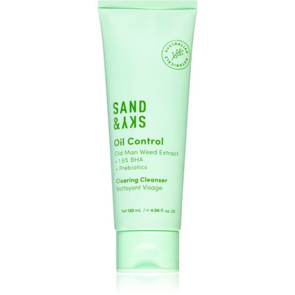 Sand & Sky Sand & Sky Oil Control Clearing Cleanser osvežilni čistilni gel za mastno in problematično kožo 120 ml