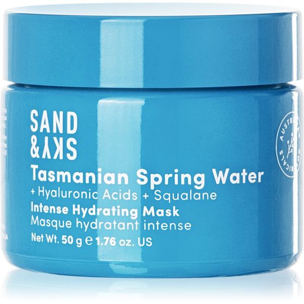 Sand & Sky Sand & Sky Tasmanian Spring Water Intense Hydrating Mask intenzivna vlažilna maska 50 g