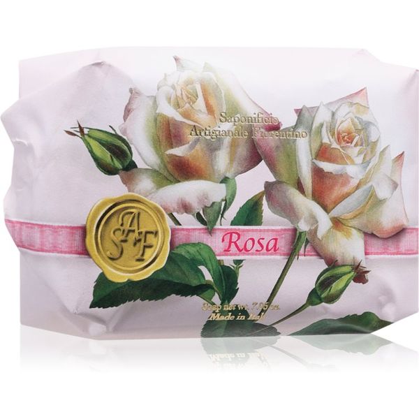 Saponificio Artigianale Fiorentino Saponificio Artigianale Fiorentino Rose Perfumed Soap naravno trdo milo 200 g