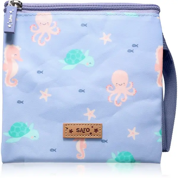 Saro Baby Saro Baby Sandwich Bag vrečka za malico Blue 17,5x17,5 cm 1 kos
