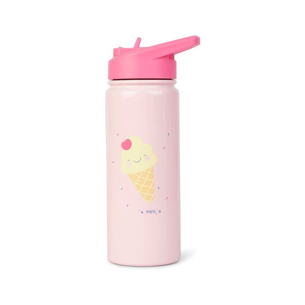 Saro Baby Saro Baby Thermos Bottle with Straw termovka s slamico Ice Cream 500 ml