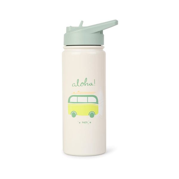 Saro Baby Saro Baby Thermos Bottle with Straw termovka s slamico Sand Aloha 500 ml