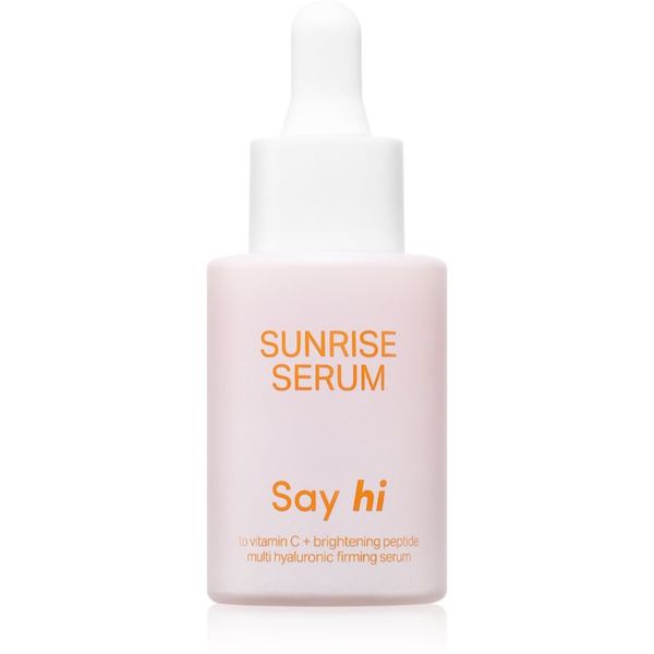 Say Hi Say Hi Sunrise serum za osvetljevanje za učvrstitev obraza z vitaminom C 30 ml