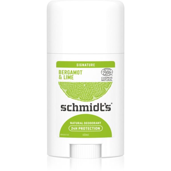 Schmidt's Schmidt's Bergamot + Lime trdi dezodorant 40 g