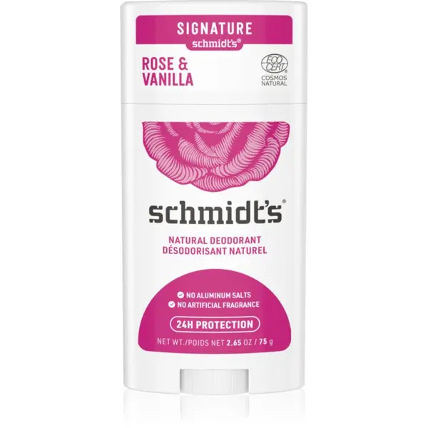 Schmidt's Schmidt's Rose + Vanilla trdi deodorant 75 g