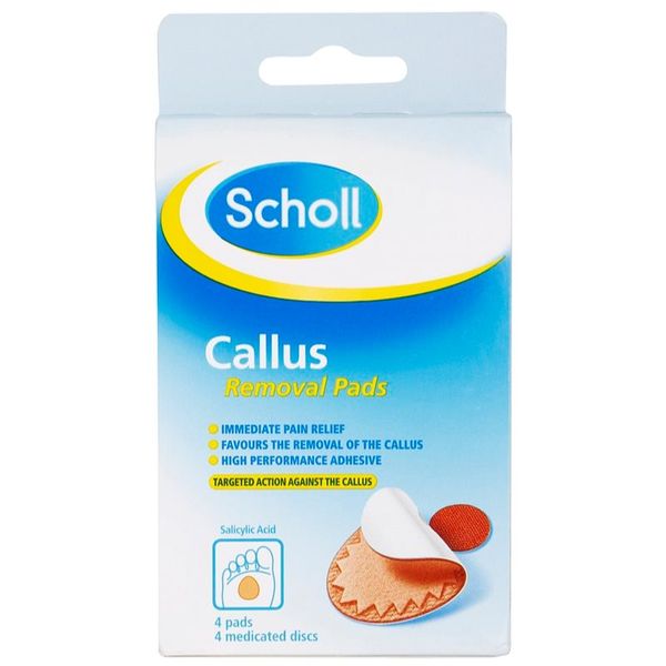 Scholl Scholl Callus blazinice za občutljive predele stopala 4 kos