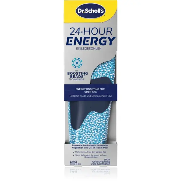 Scholl Scholl Dr. Scholl's 24 Hour Energy vložki za čevlje velikost S 1 par