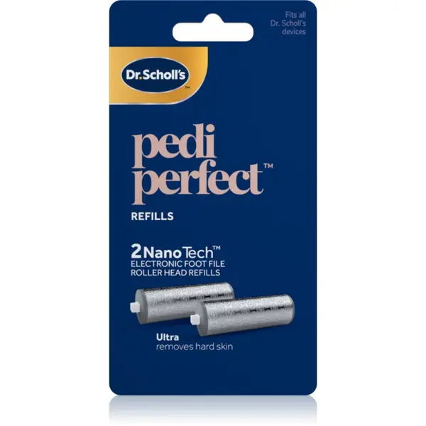Scholl Scholl Dr. Scholl's PediPerfect nadomestne glave za električno pilico za stopala za trdo kožo 2 kos