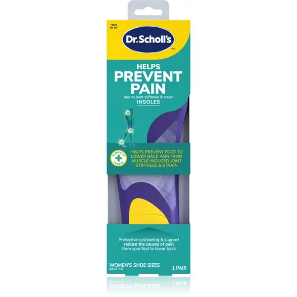 Scholl Scholl Dr. Scholl's Prevent Pain vložki za čevlje proti bolečini velikost Small - Women's UK 3.5 - 7.5 1 par