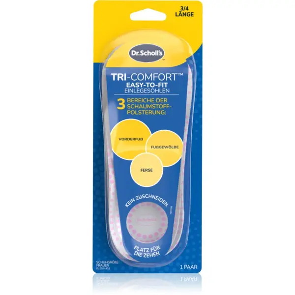 Scholl Scholl Dr. Scholl's Tri-Comfort vložki za čevlje velikost Small - Women's EU 35.5 - 40.5 1 par