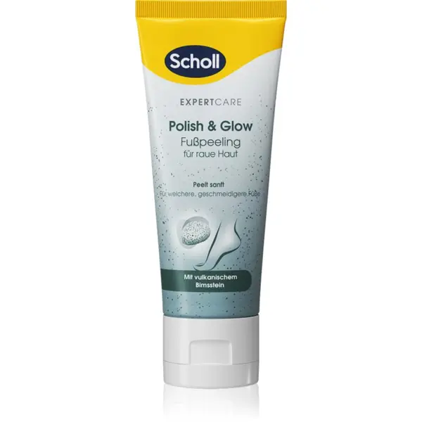 Scholl Scholl Foot Cream Polish & Glow eksfoliacijski piling za noge 75 ml
