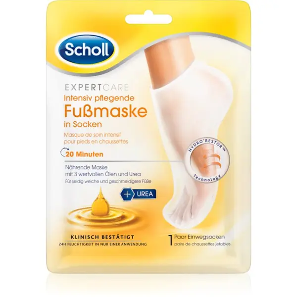 Scholl Scholl Pedimask™ Urea intenzivna maska za noge 1 par