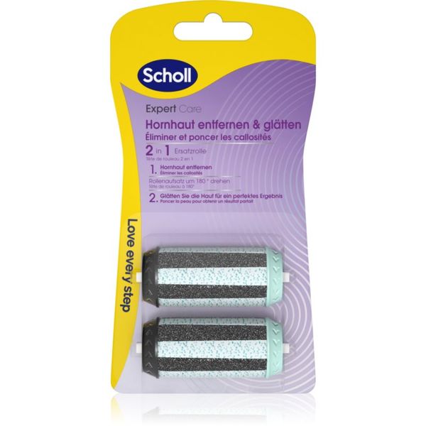 Scholl Scholl Velvet Smooth nadomestne glave za električno pilico za stopala 2 kos