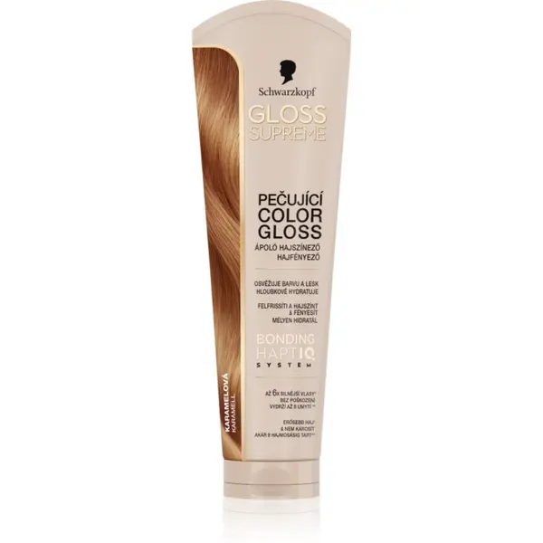 Schwarzkopf Schwarzkopf Creme Supreme Gloss barvna maska ki dodaja hidracijo in sijaj odtenek Caramel Brown 145 ml