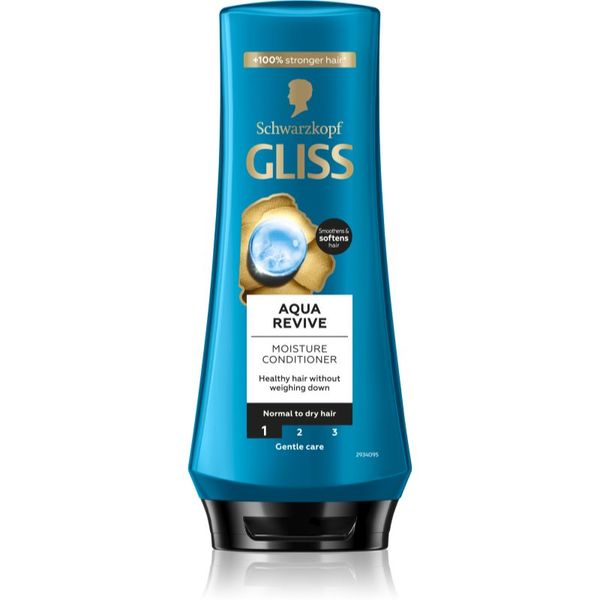 Schwarzkopf Schwarzkopf Gliss Aqua Revive balzam za lase za normalne do suhe lase 200 ml