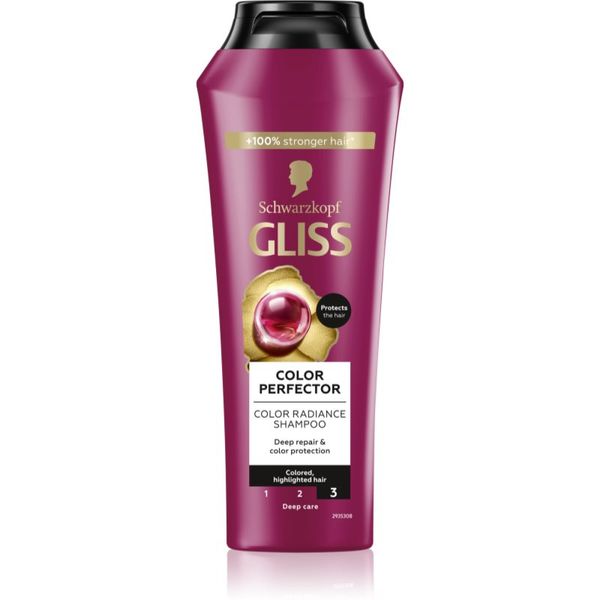 Schwarzkopf Schwarzkopf Gliss Color Perfector zaščitni šampon za barvane lase 250 ml