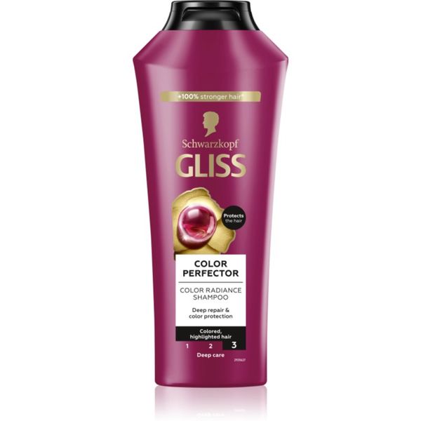Schwarzkopf Schwarzkopf Gliss Color Perfector zaščitni šampon za barvane lase 400 ml